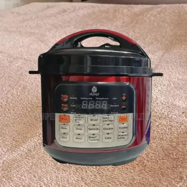 Nunix 5l Pressure Cooker Electric, Led Display and Explosion Resistant