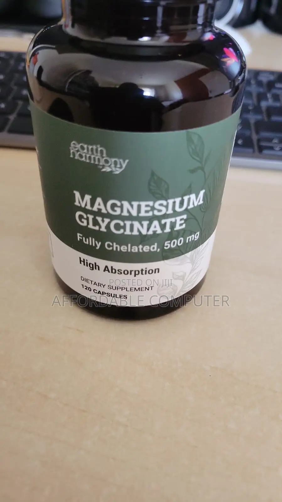 Magnesium Glycinate 500mg Sleep Exercise Recovery