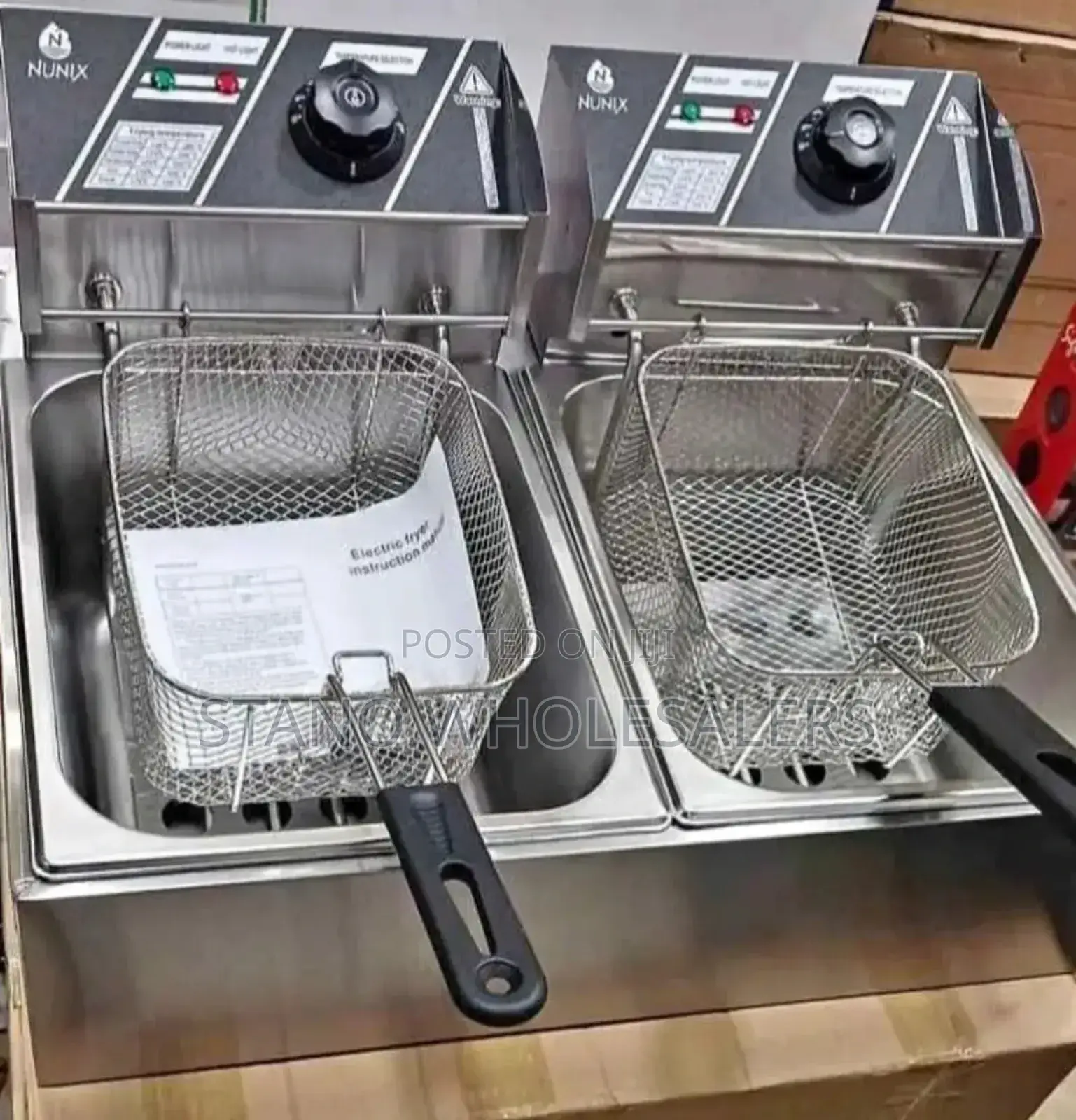 New Nunix Double Fryer