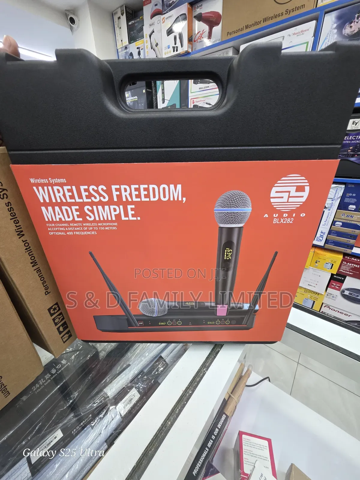 Sy Audio Blx282 Wireless Microphone