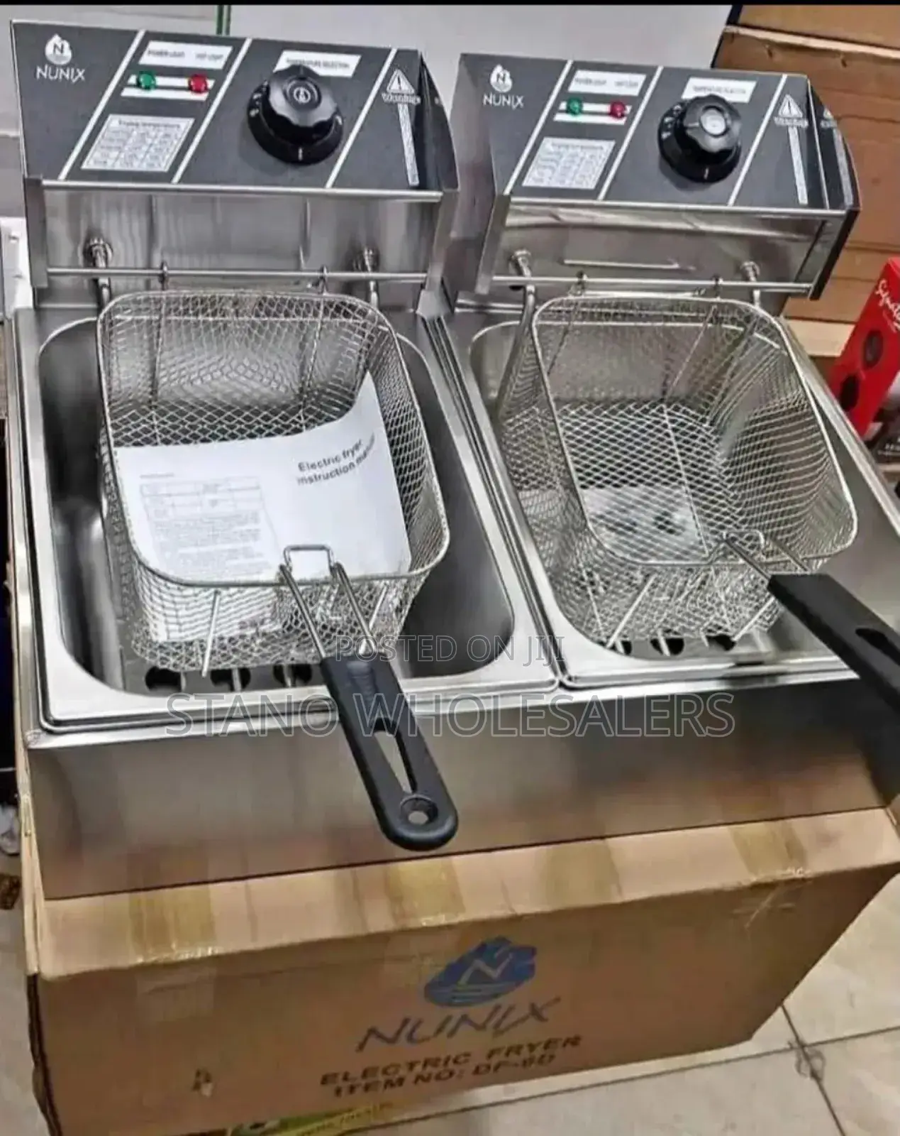 Powerful Nunix Double Fryer