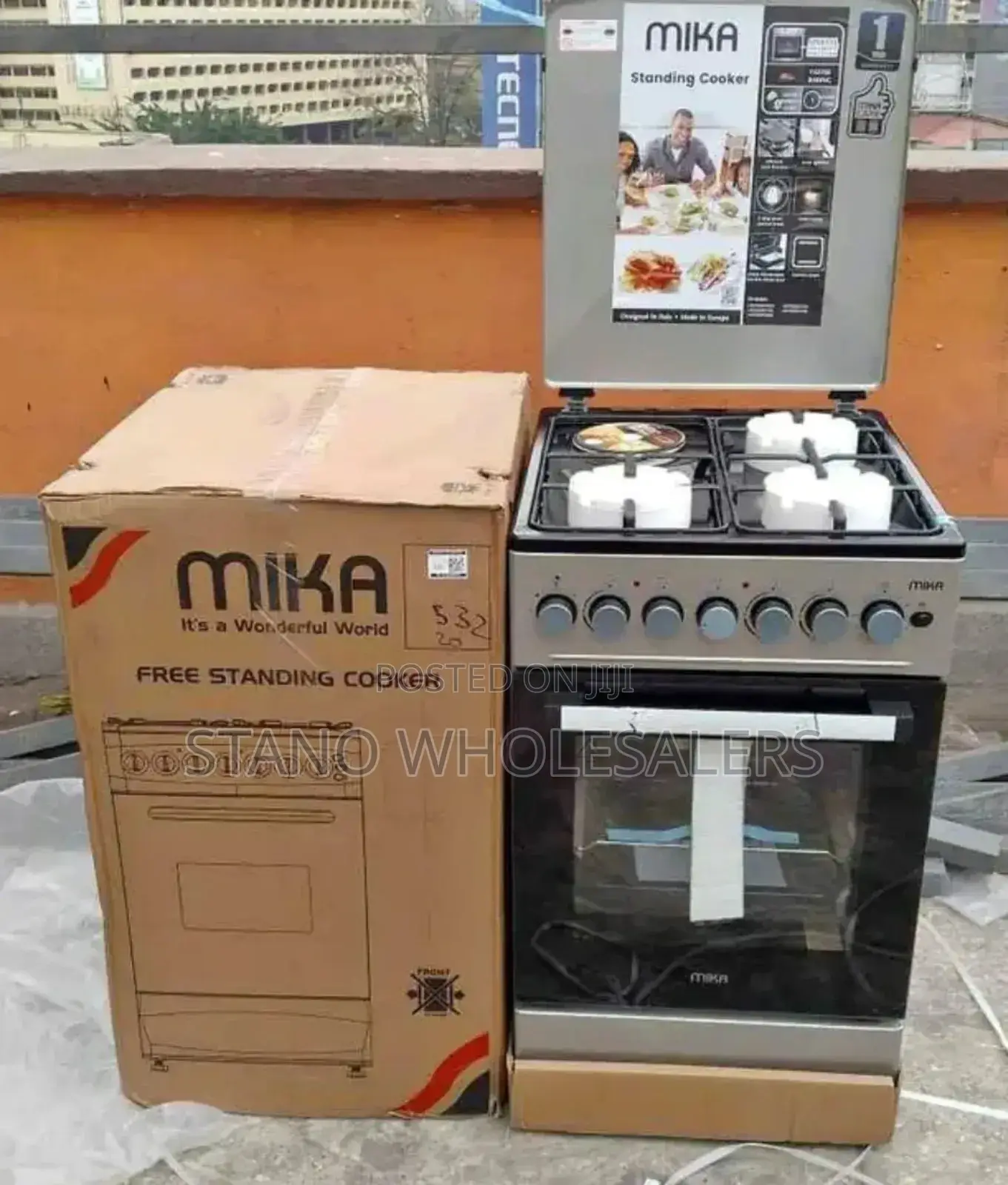 Super 60 by 60 Mika 3+1 Standing Cooker