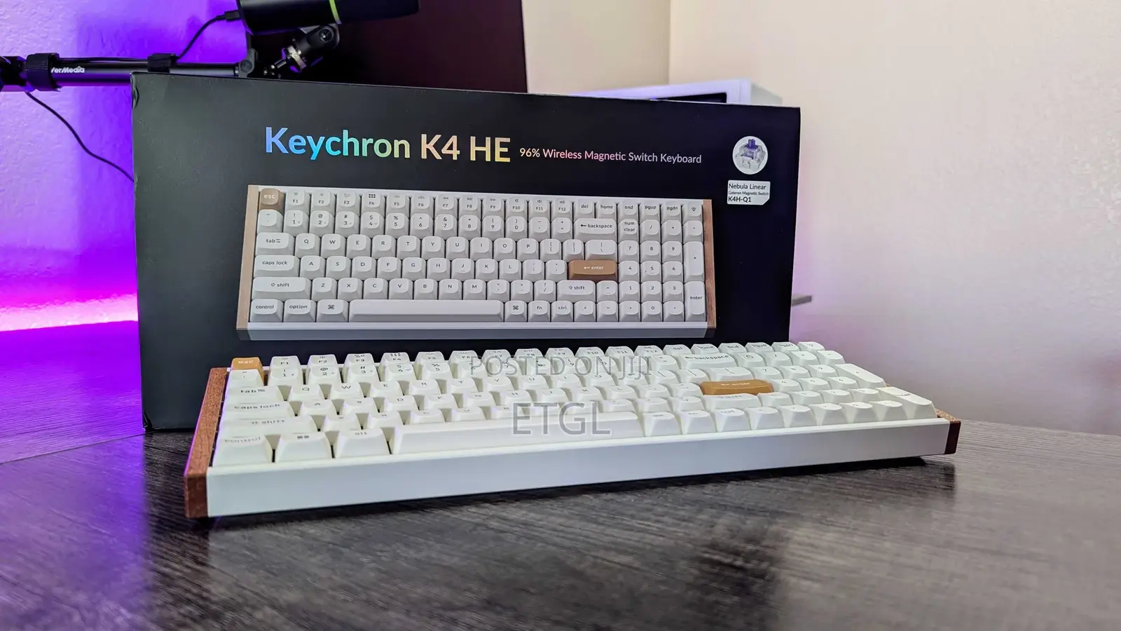 Keychron He Wireless Magnetic Switch Custom Keyboard