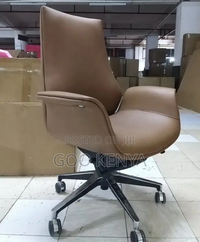 Office Chair; Elegant Mid-Back Ergonomic Guest Chair With Swivel Base