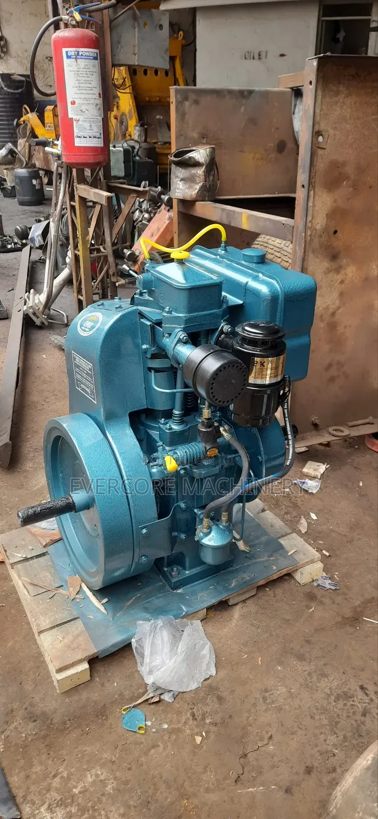 6.5hp Diesel Aircooled Chui Engine Manual Start.