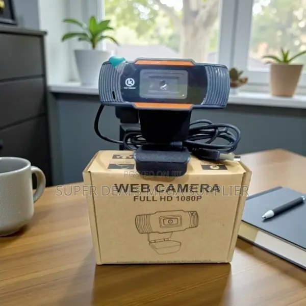 Full Hd 1080p Webcam With Built-in Mic for Video Conferencing