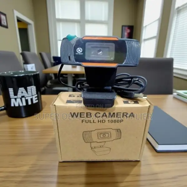 Crystal Clear 1080p Hd Webcam for Laptops, PCS and Desktops