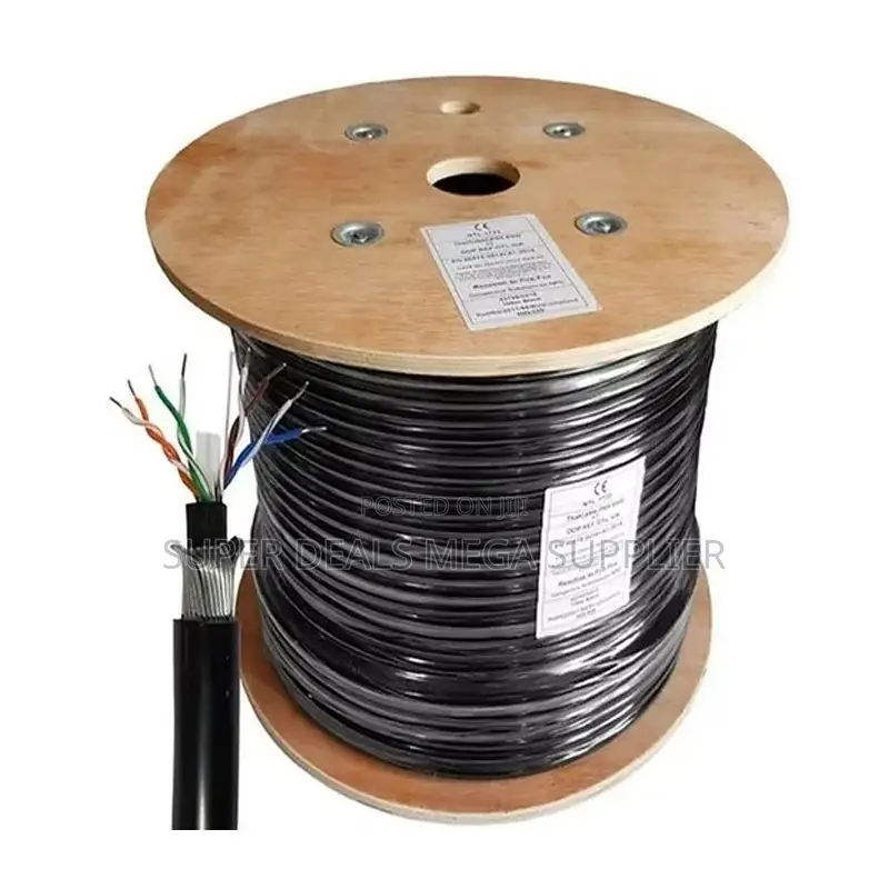 Heavy Duty 305m Cat 6 Outdoor Lan Cable Uv Protected and Waterproof