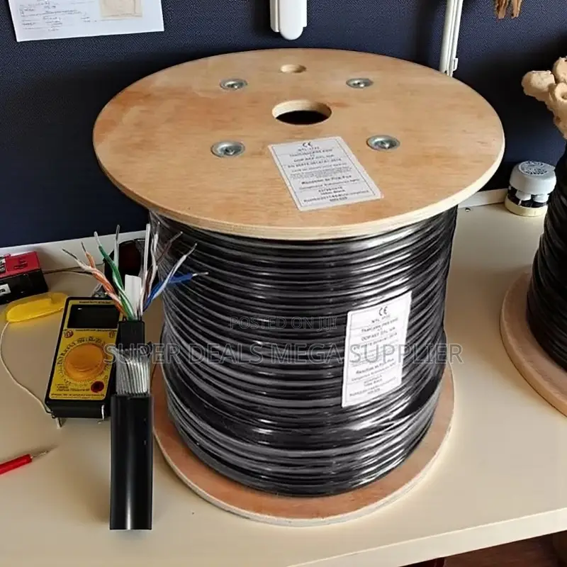 305m Cat 6 Network Cable Outdoor Rated Uv Resistant and Shielded