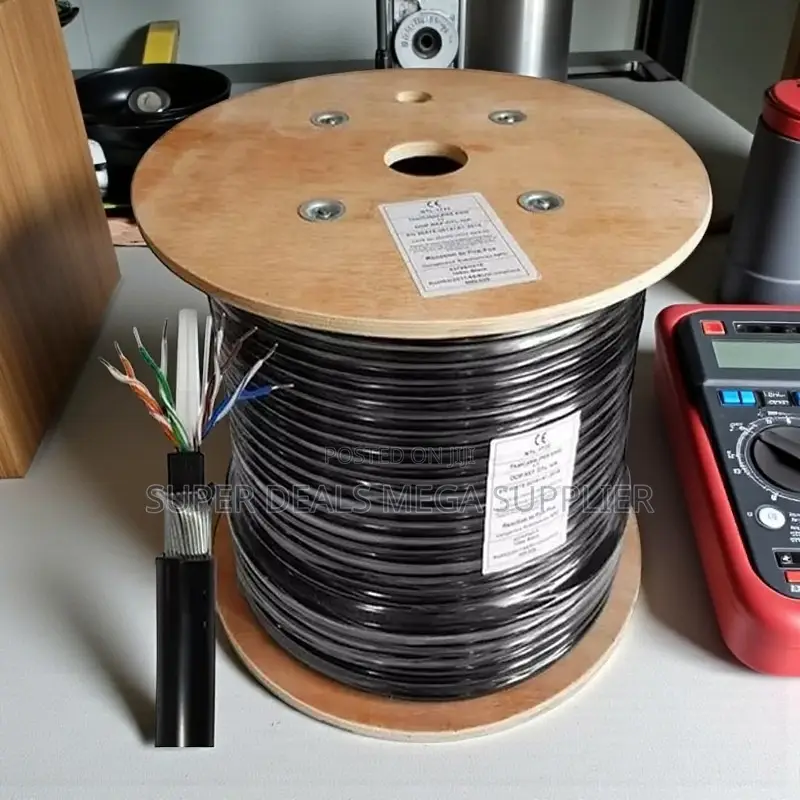 Long 305m Outdoor Cat 6 Cable Waterproof Uv Resistant Reliable Quality