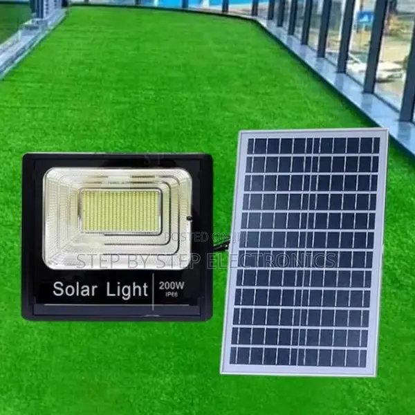 Top Quality 200w Solar Flood Light Lamp With Automatic on Off Sensor