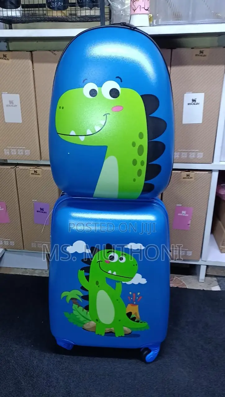 2 in 1 Disney Kids Luggage Suitcase With Backpack