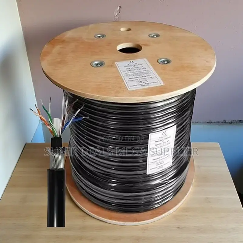 305m Outdoor Cat 6 Network Cable Waterproof Uv Resistant for Stability