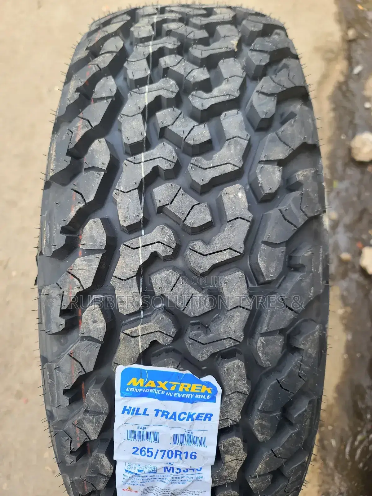 265 /70 R16 Maxtrek Tyres Hill-Tracker All-Terrain