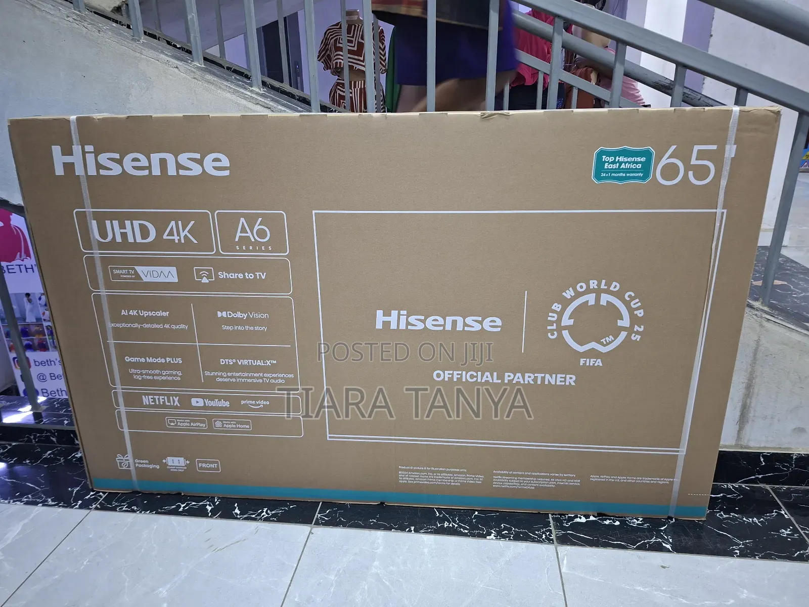 Hisense 65" A6n Uhd Smart Tv Frameless Vidaa Tv