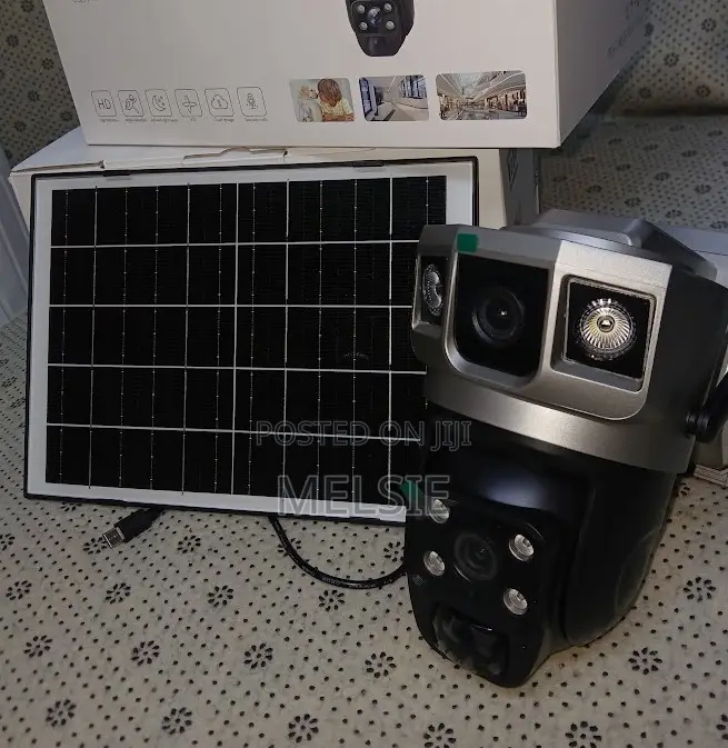 4g Solar Powered PTZ Camera, 6mp Wireless Outdoor Camera,360°