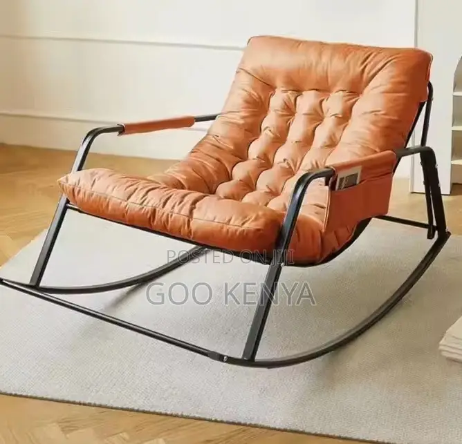 Home Chair; Lazy Lounger Ergonomic Chaise Rocking Chair for Outdoor
