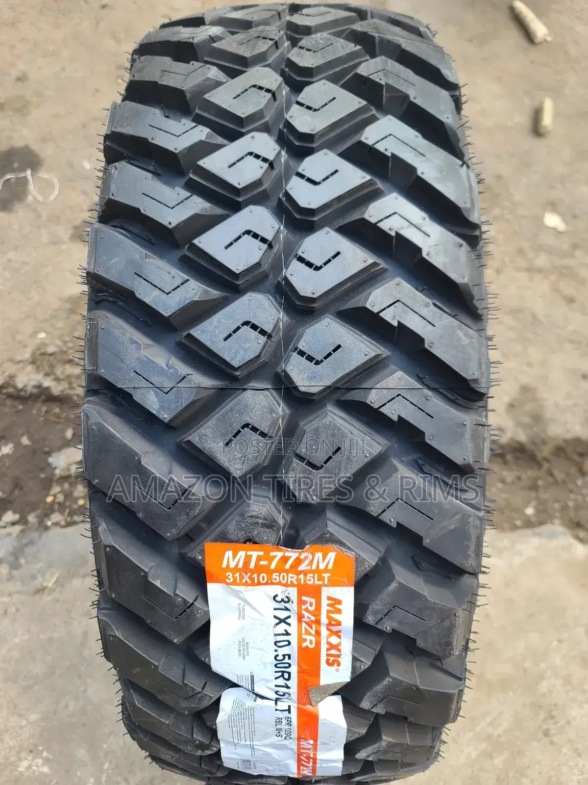 31x10.50 R15 Maxxis Tyres M/T772 Razr Mud-Terrain Made in Thailand