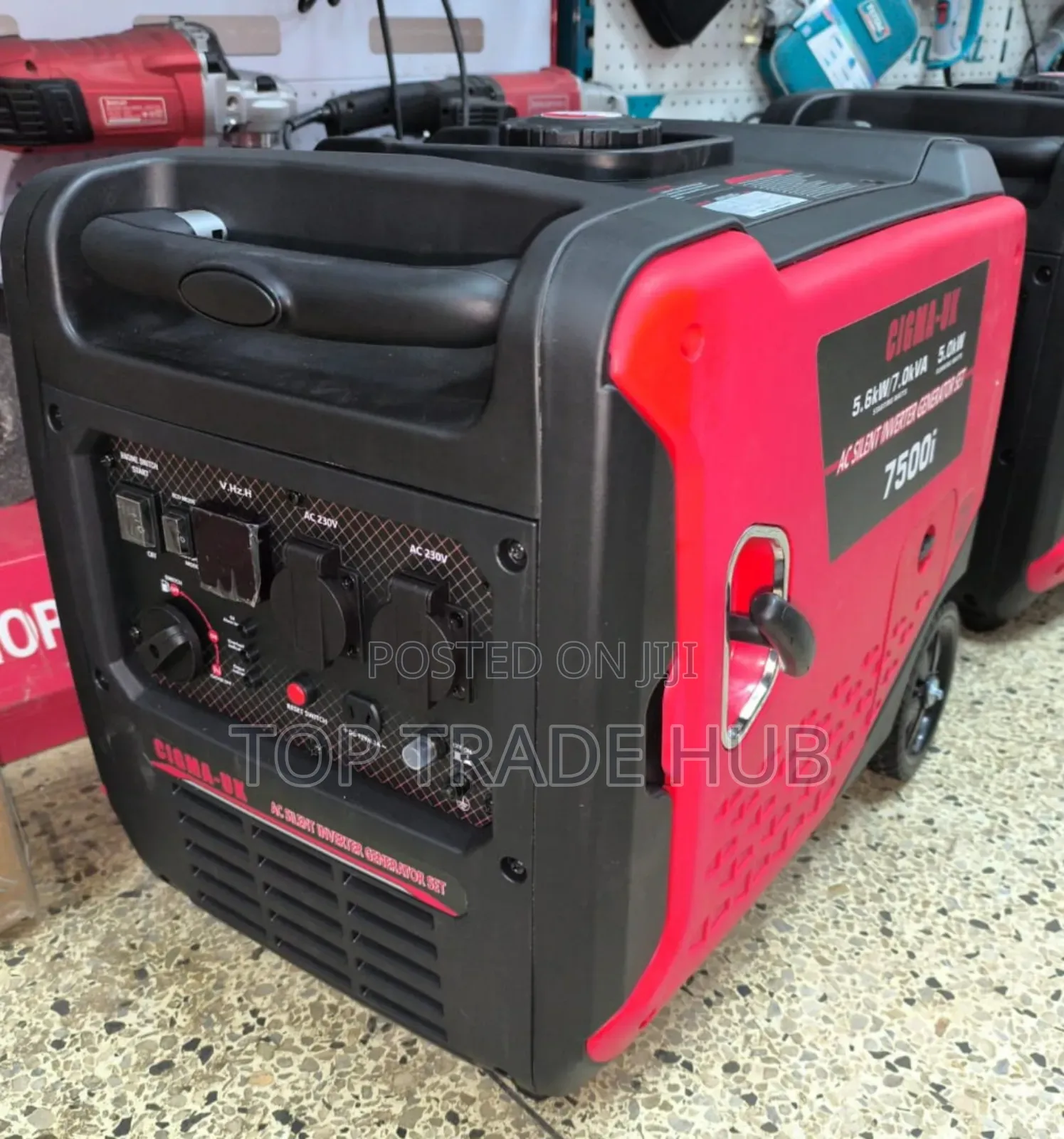 Km7000i-k5 Cigma-uk 7kva Gasoline Inverter Silent Generator