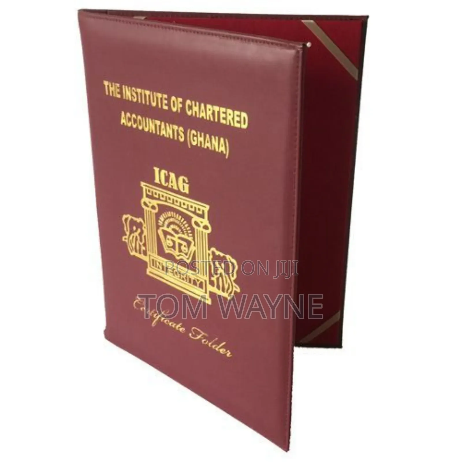 Leather Certificate Folders, A4 Size