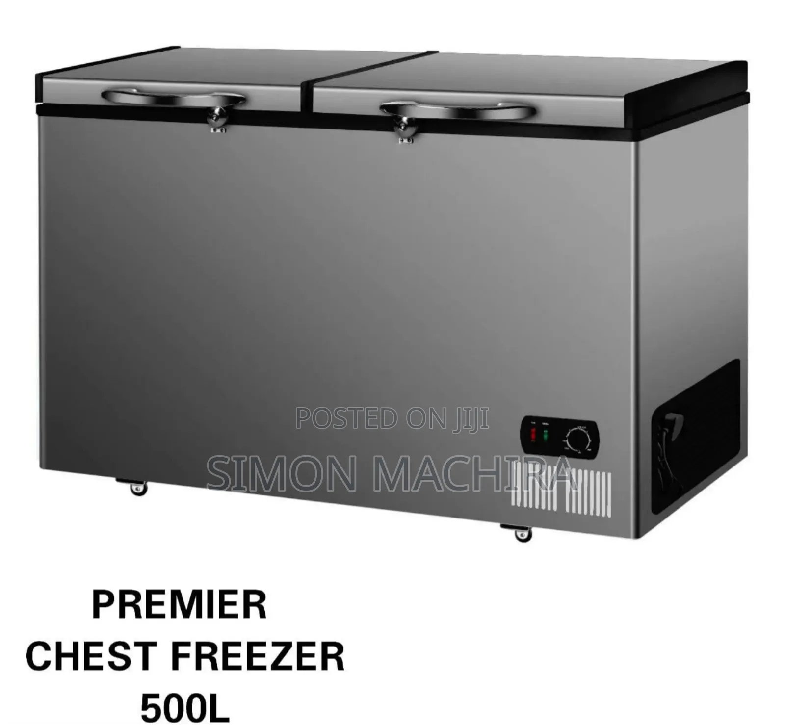 500l Double Door Premier Chest Freezer