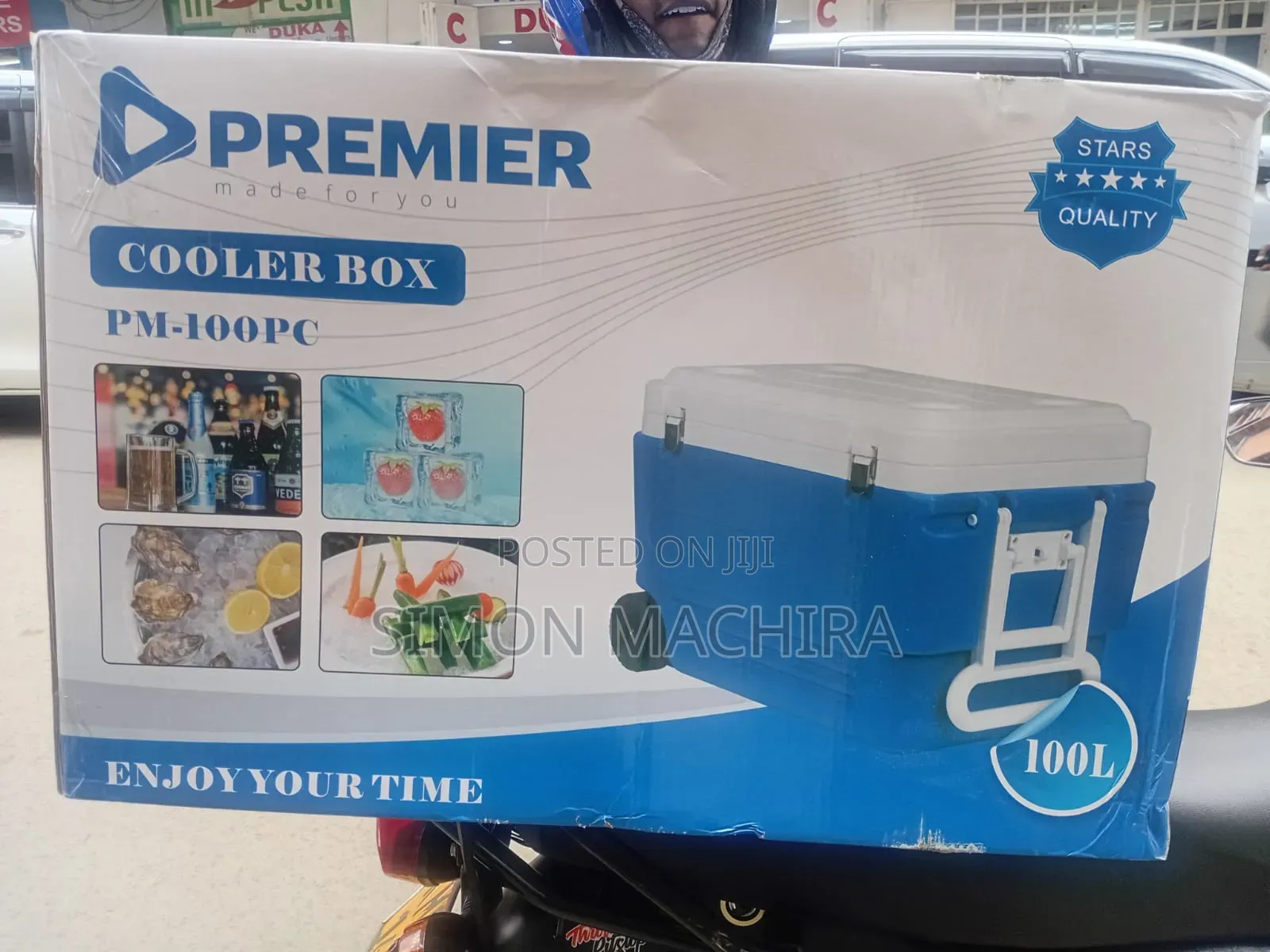 100l Large Capacity Premier Cooler Box