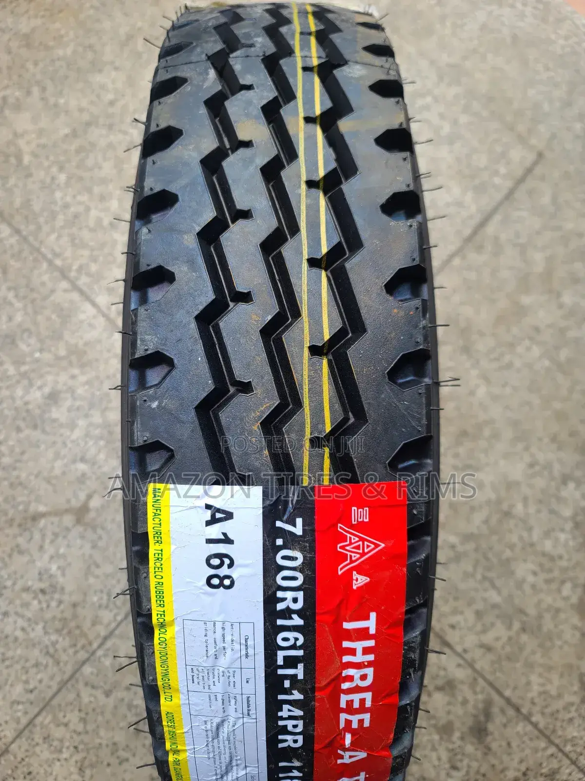 7.00r16 Three-a Tyres L/T 14pr