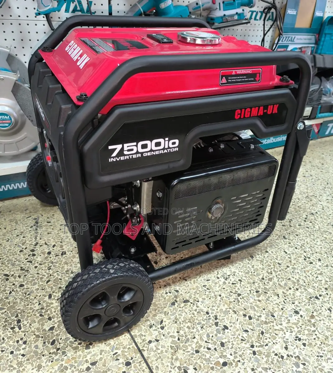 Cigma-Uk 7kva 7500io-Q Gasoline Open Type Inverter Generator