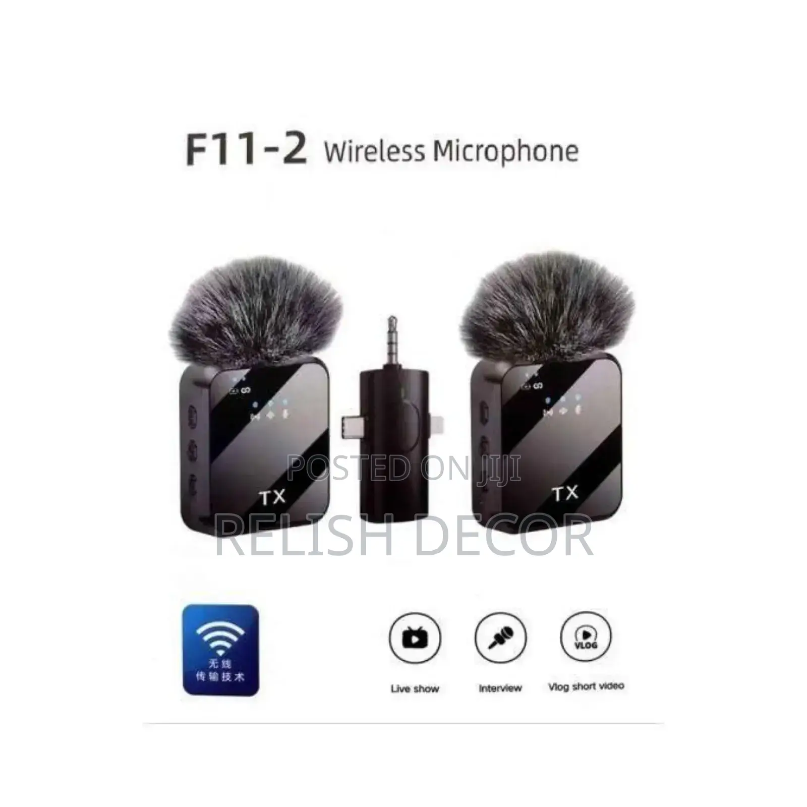 3 in 1 F11-2 Wireless Microphone System