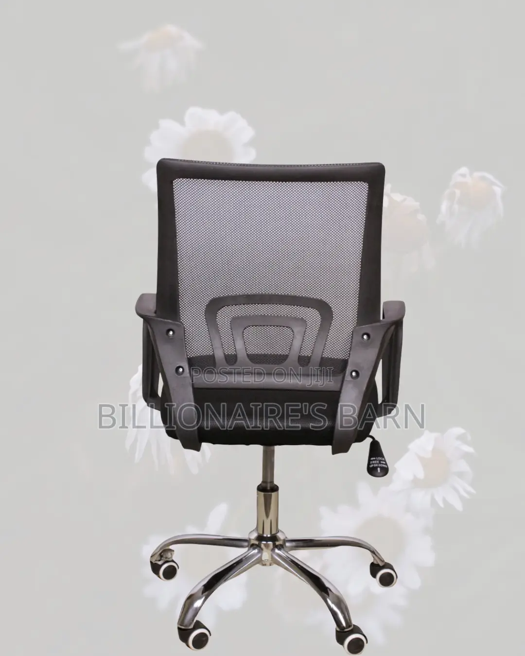 Space-Saving Secretarial Chair (Durable) — | Same-Day Delivery