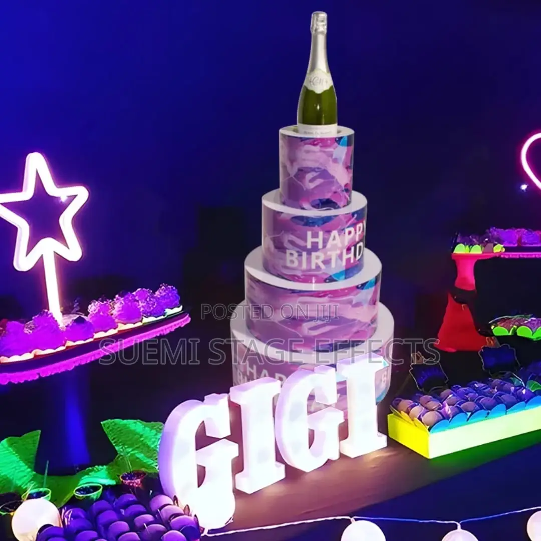 Happy Birthday Bottle Glorifier — Light Up Vip Moments in Style!