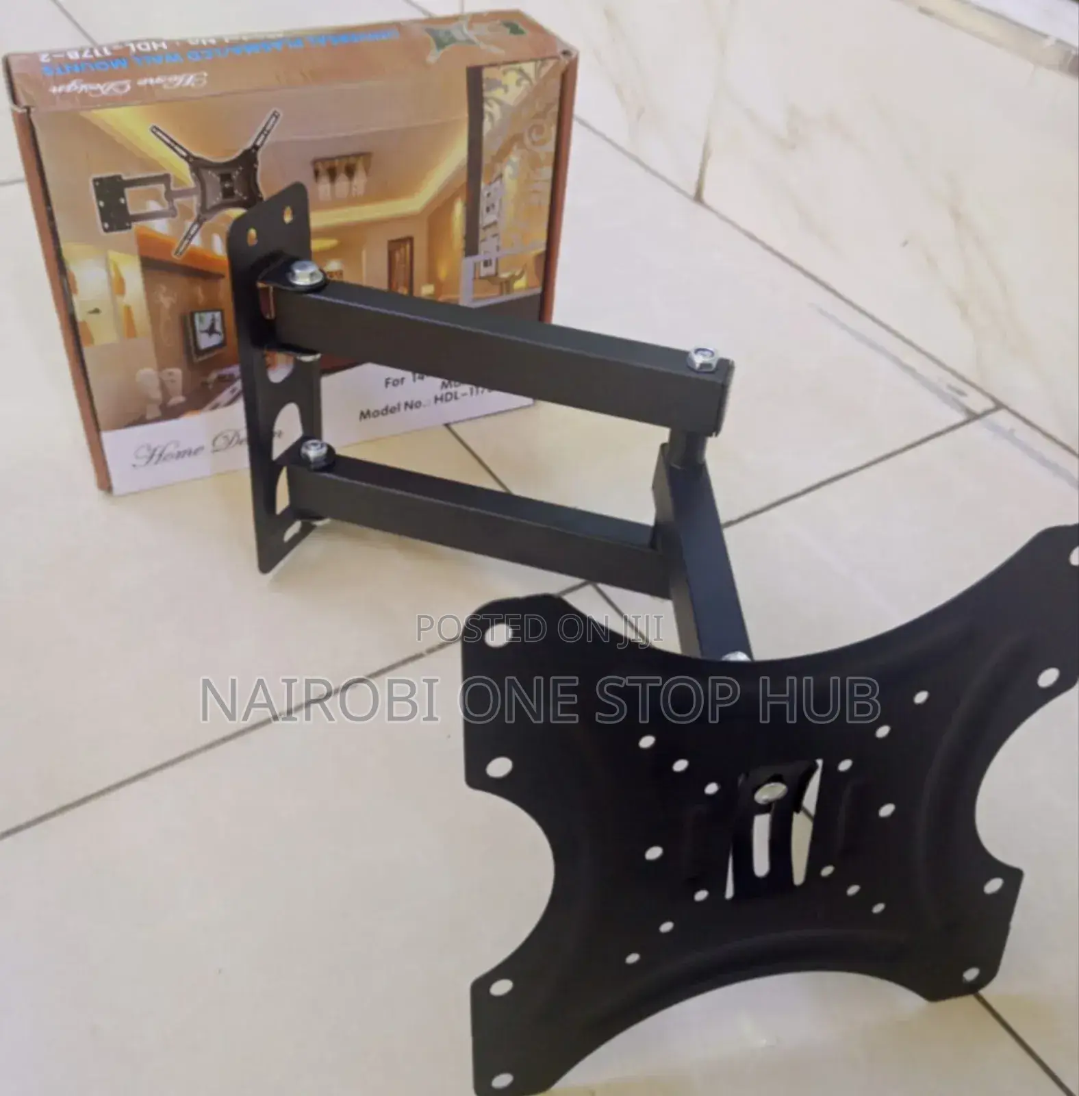 “Adjustable Swivel Tilt Wall Bracket — Fits 14 -55inchs Displays”