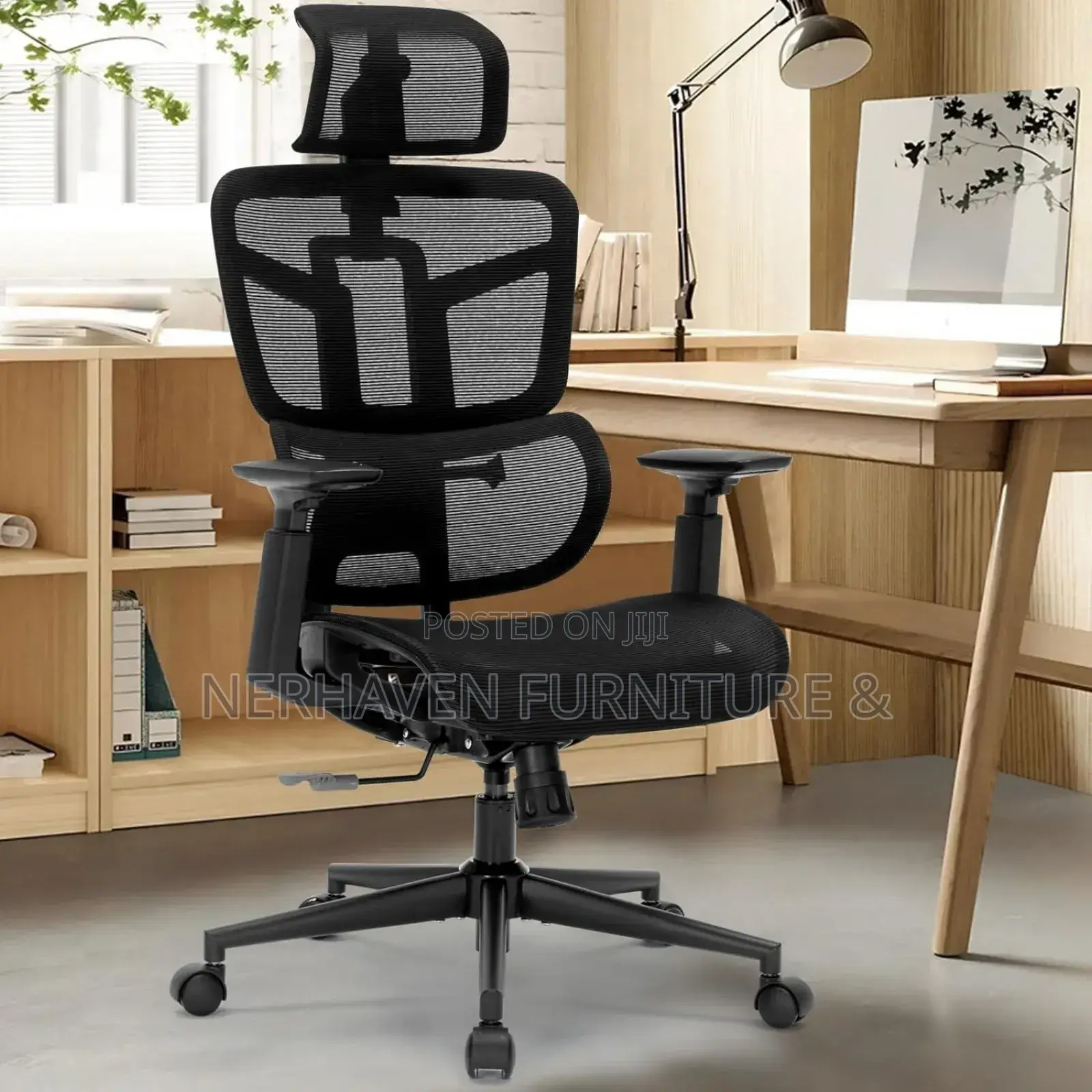 Premium Leather Headrest Chair