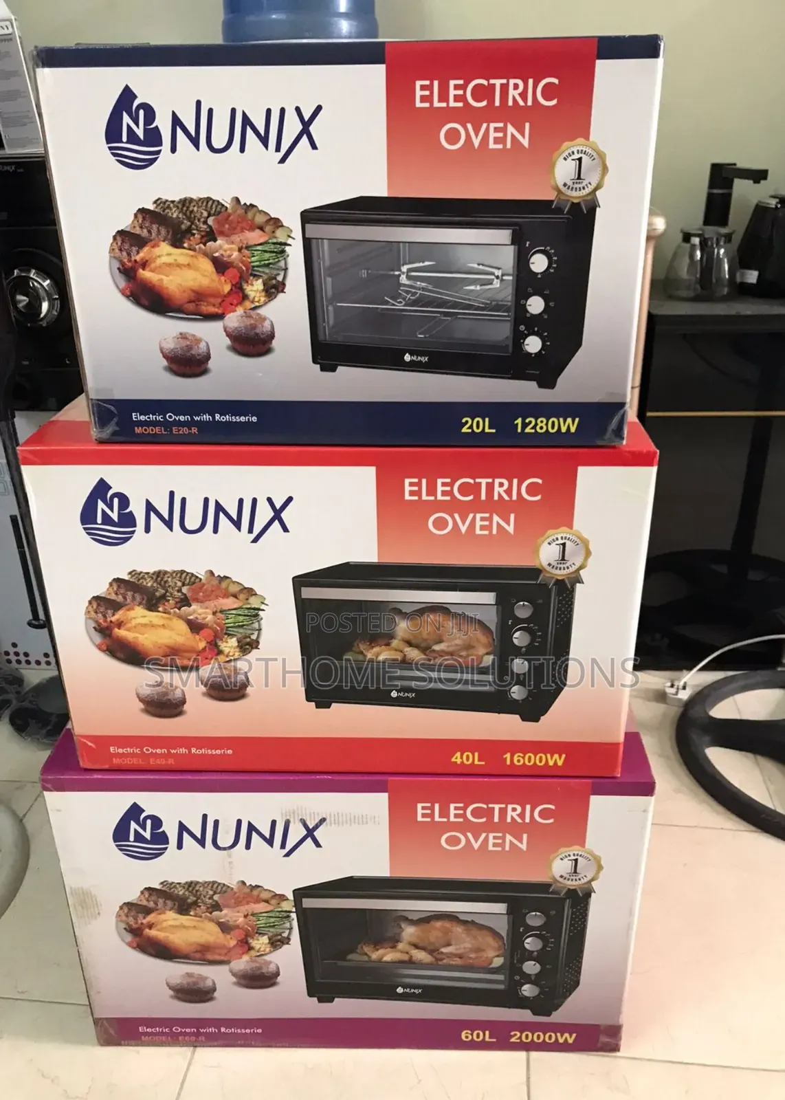 Nunix Electric Oven With Rotisserie 1600watts