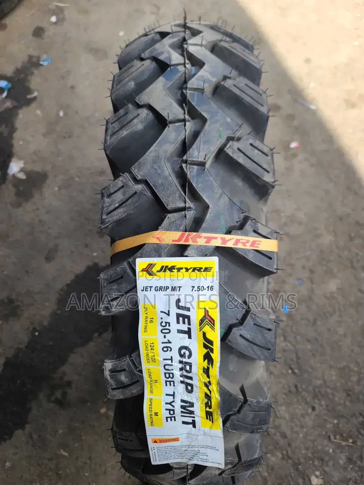 7.50r16 Jk-tires Jet M/T [India Technology]