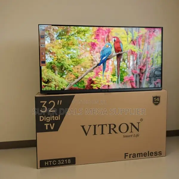 Vitron 32 Inch Frameless Digital Led Tv Inbuilt Decoder 1 Yr Warranty