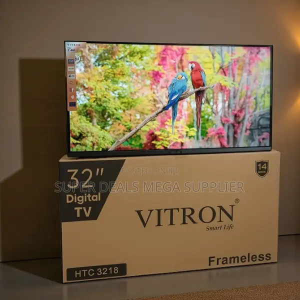 Vitron 32 Inch Frameless Hd Digital Led Tv Inbuilt Decoder Longlasting