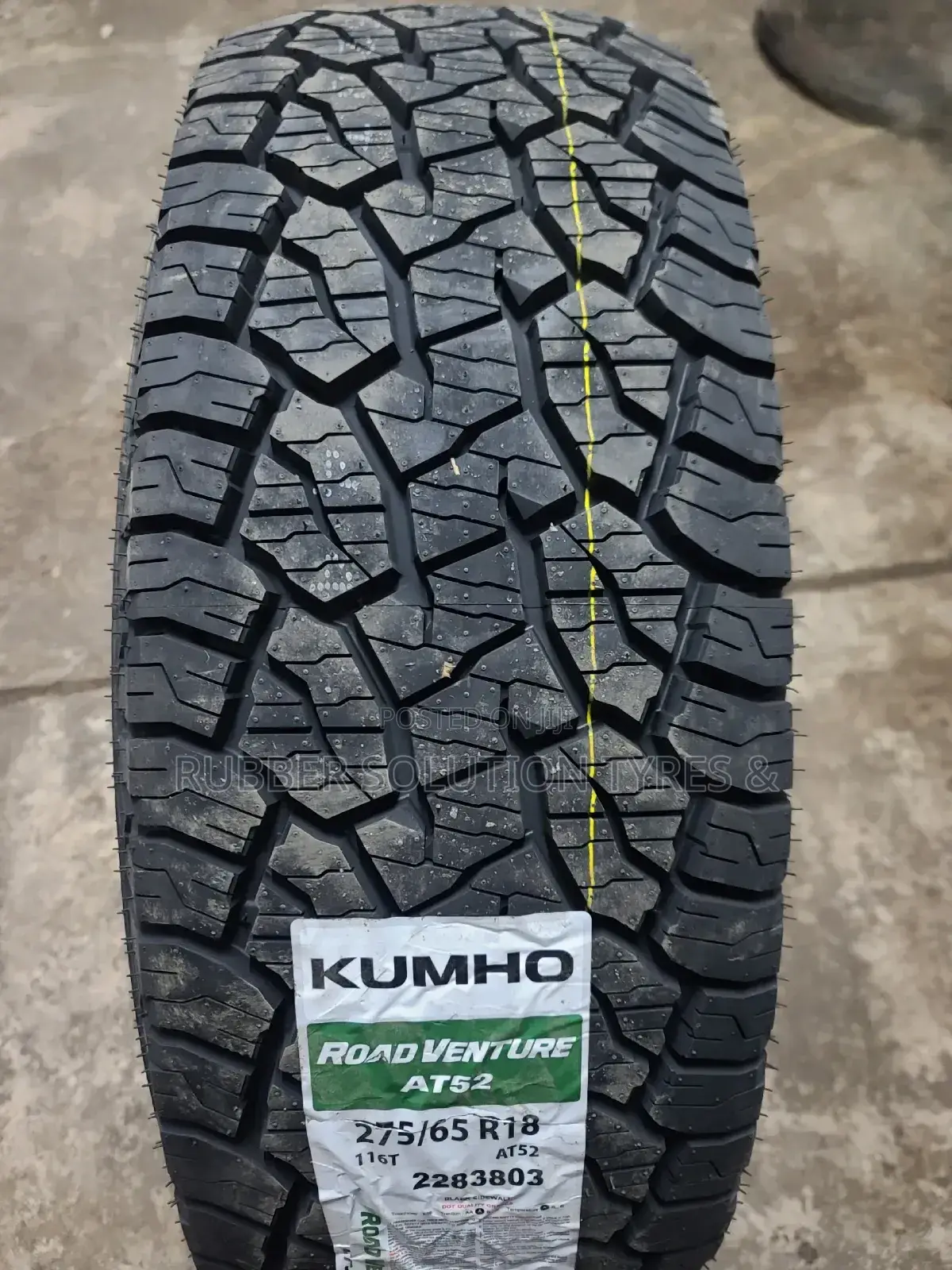 275 /65 R18 Kumho Tyres 116t Road Venture a/T52 All-Terrain