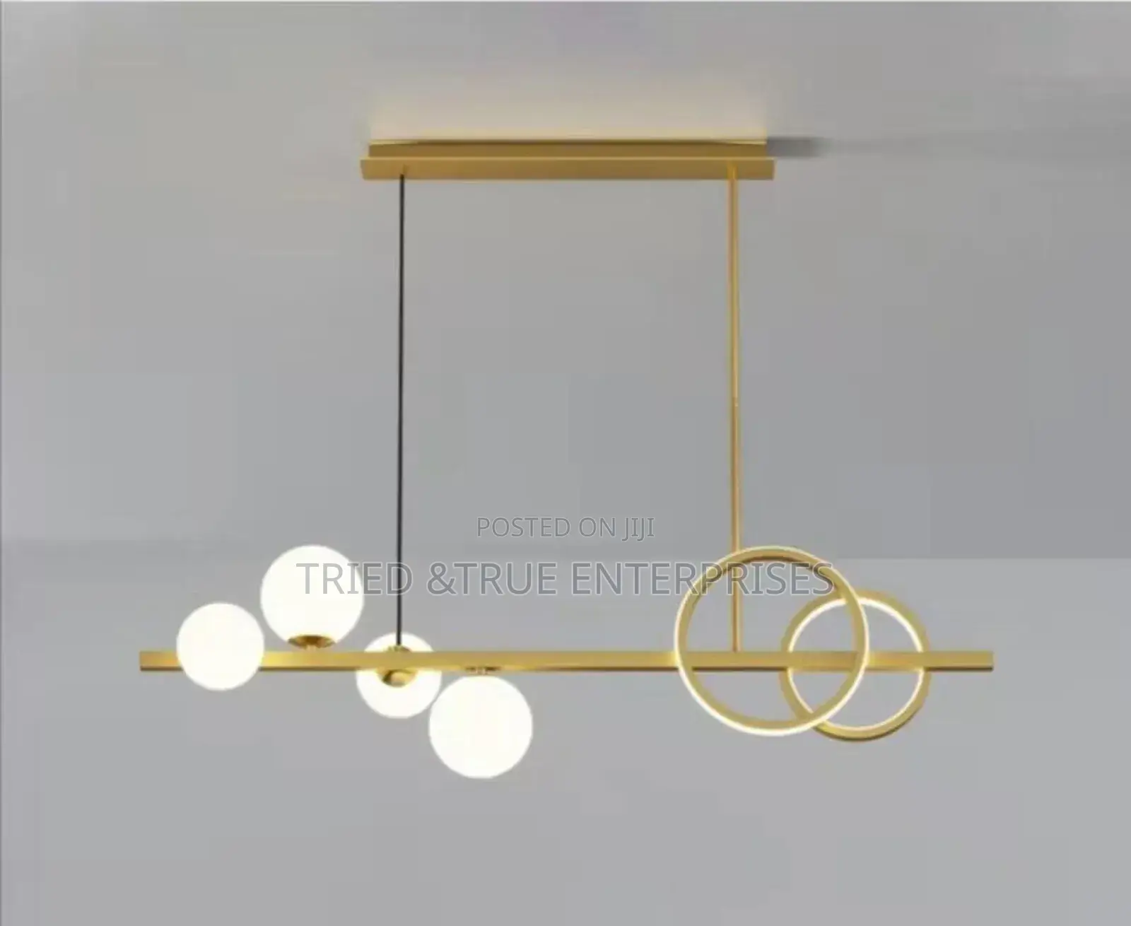 Generic Modern Gold Led Chandelier Light Hf4wz