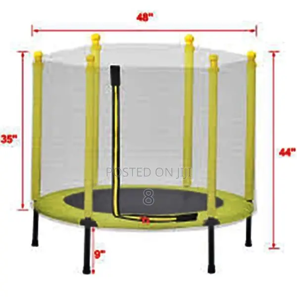 Fun 4ft Kids Fitness Trampoline – Strong, Safe Easy to Assemble