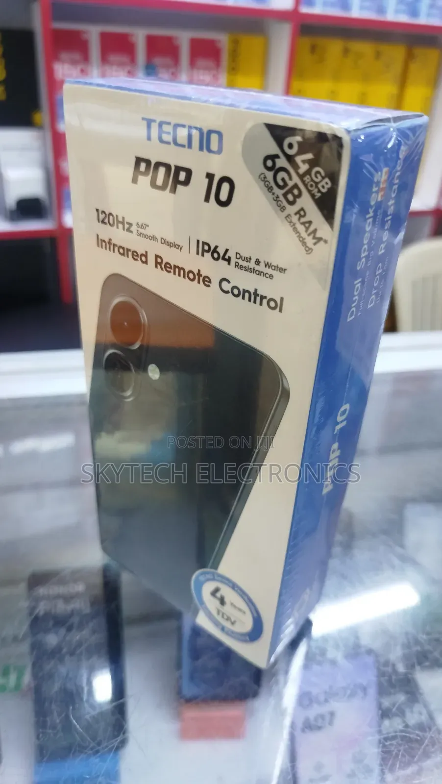 New Tecno Pop 10 64 GB Black
