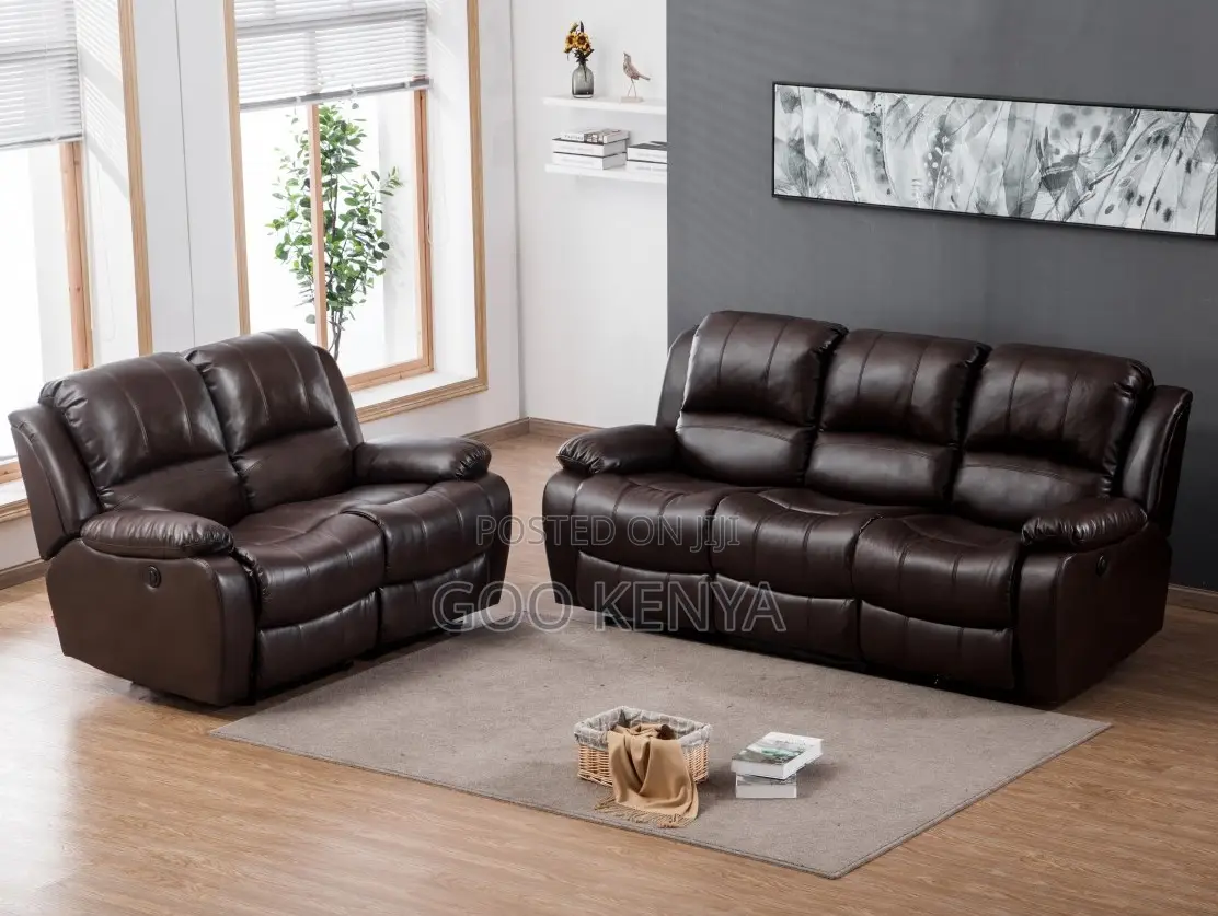 Home Sofa; Modern 5-Person Living Room Sofa With Massage Recliners