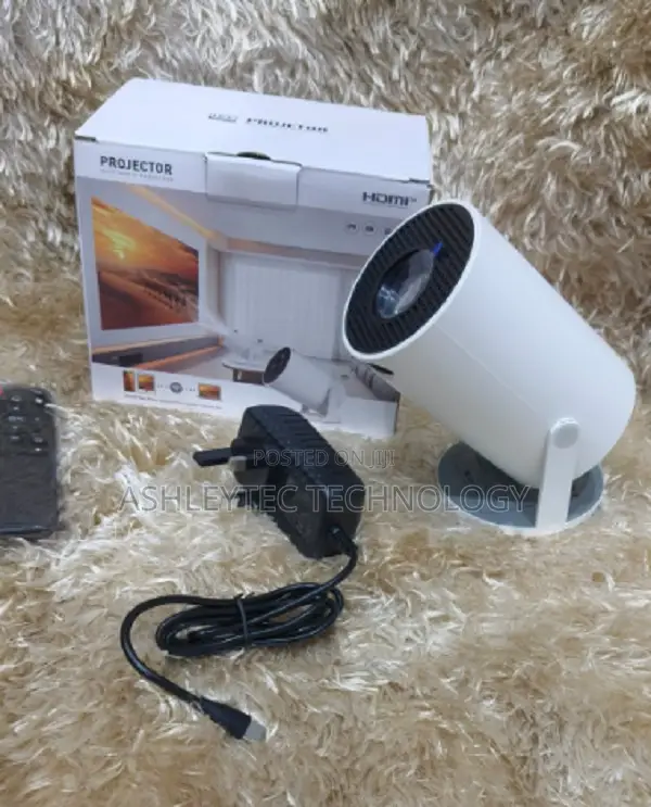 Hy300 Pro Smart Android Projector – Android 11, Portable Home Cinema