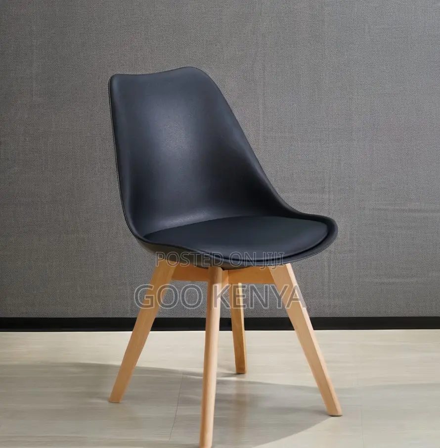 Home Chair; Padded Dining and Garden Chair Made of Plastic and Wood