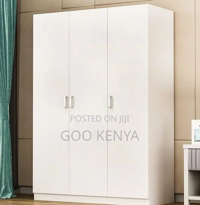 Home Wardrobe; 2-Door Bedroom Wardrobe With Hanging and Drawer Section