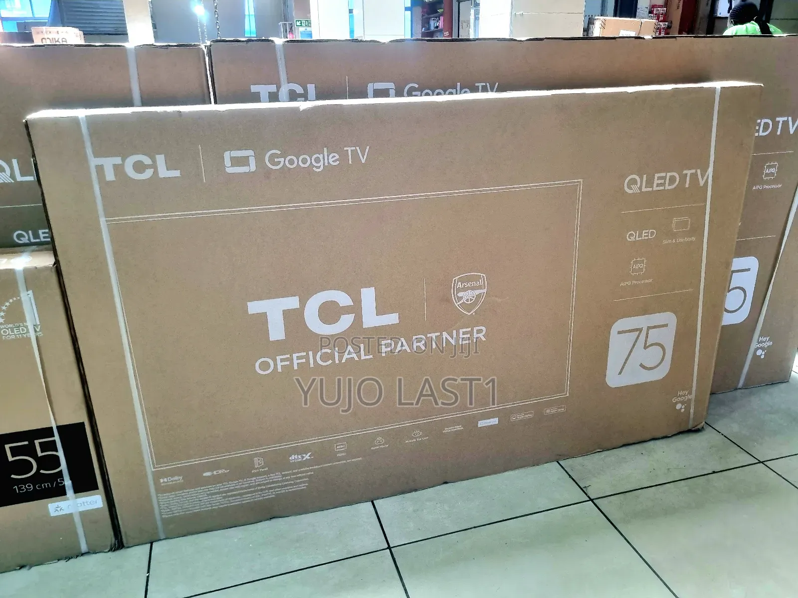 TCL 75′′ 75c6k Premium Qd-Miniled Google Tv