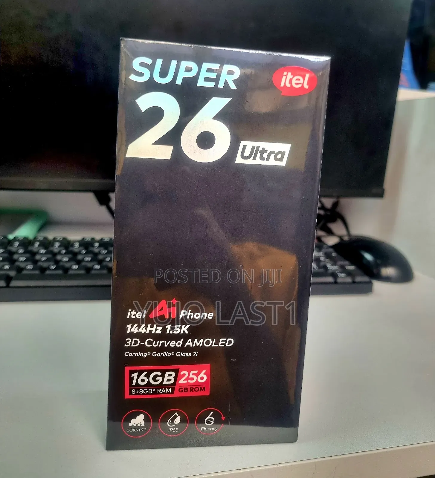New Itel S26 Ultra 256 GB Black