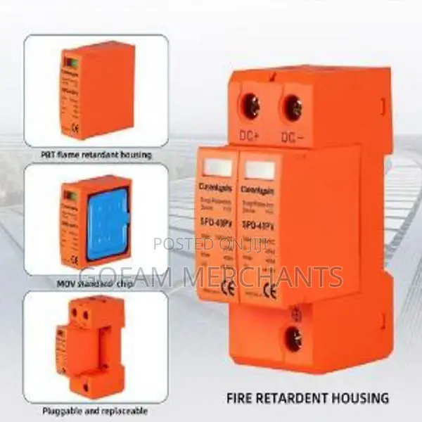 Solar Dc Surge Protector (Spd) SPD 2p Dc 2p 40kva 500v