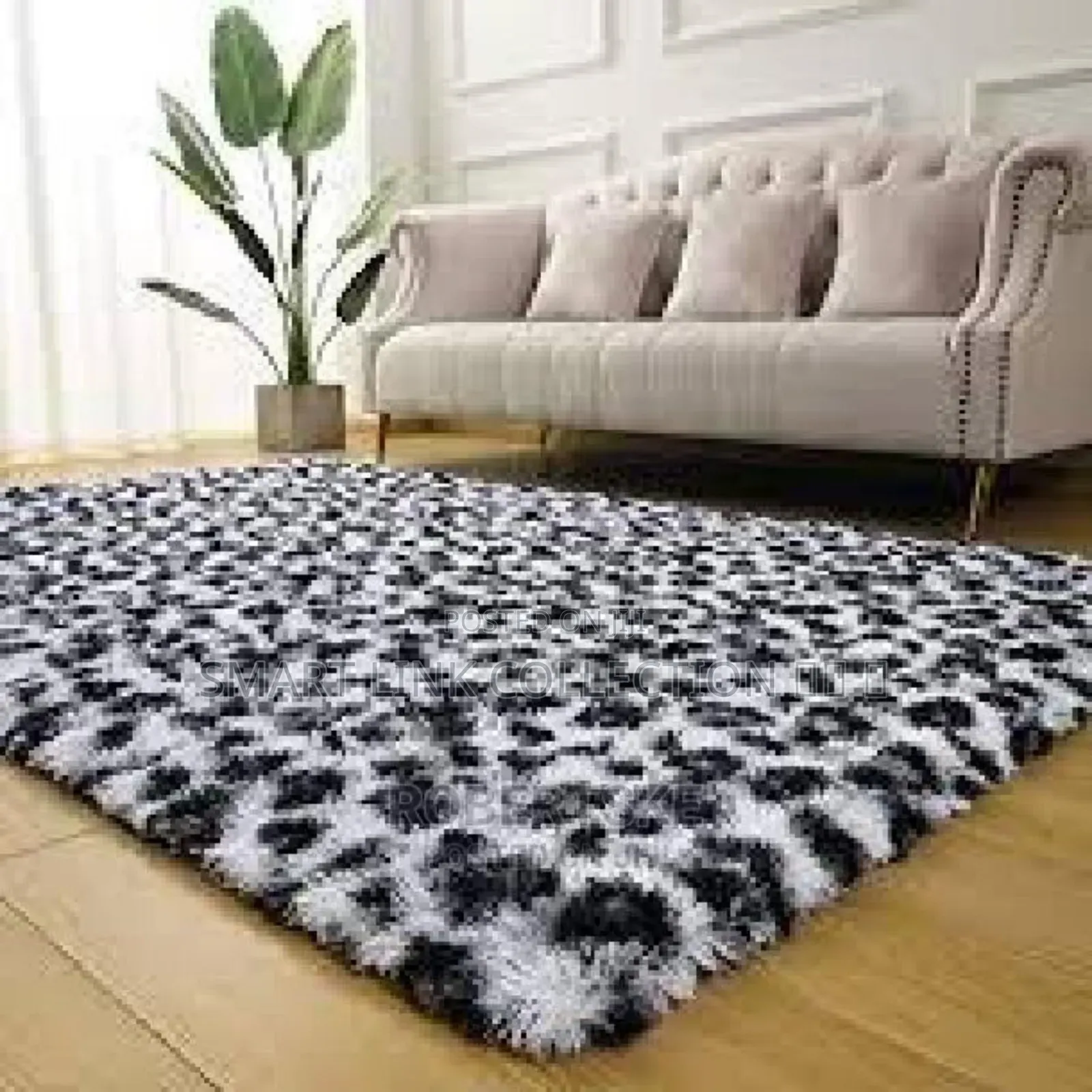 Fluffy Patched Carpet