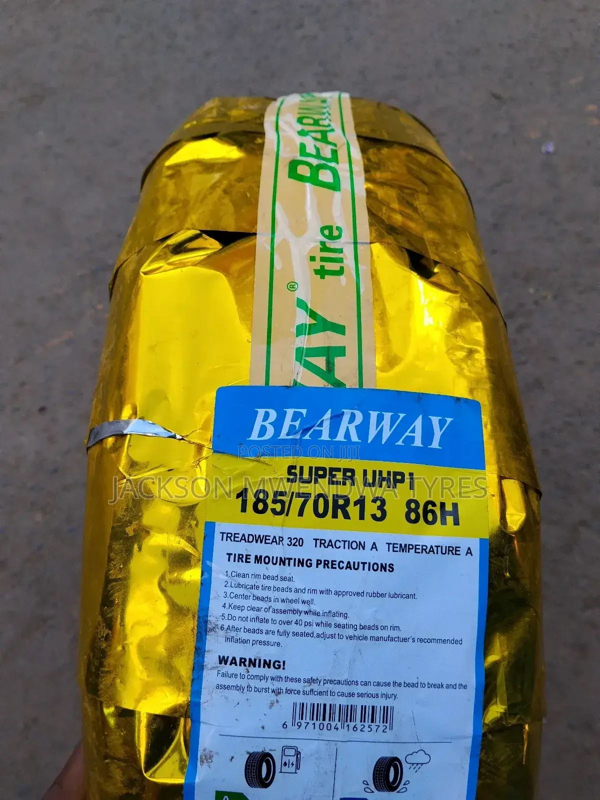185/70r13 Bearway Tire Available